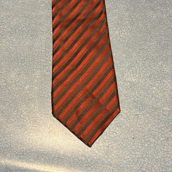 Van Heusen- orange/ black tie - Picture 2 of 5